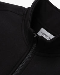 Carhartt WIP Half Zip American Script Sweat - Black | Carhartt WIP Sweaters & Knitwear | JEANSTORE