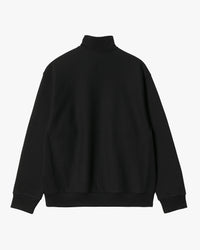Carhartt WIP Half Zip American Script Sweat - Black | Carhartt WIP Sweaters & Knitwear | JEANSTORE