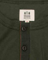 Hemen Biarritz Harri L/S Henley - Dark Forest Green | Hemen Biarritz Underwear | JEANSTORE