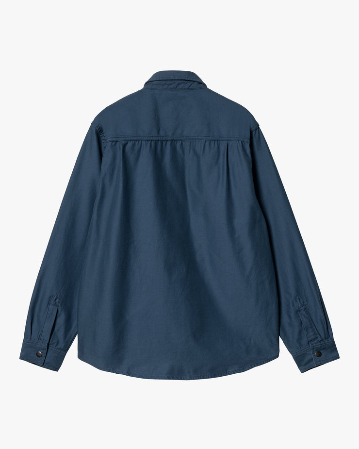 Carhartt WIP Hayworth Shirt Jacket - Naval Rinsed