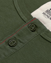 Hemen Biarritz Harri L/S Henley - Dark Forest Green | Hemen Biarritz Underwear | JEANSTORE