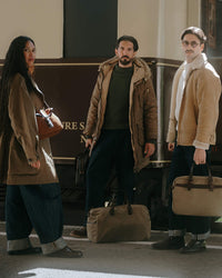Bleu de Chauffe Hobo Travel Bag - Khaki US Stonewashed | Bleu de Chauffe Bags | Jeanstore