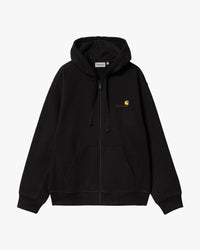 Carhartt WIP Hooded American Script Jacket - Black | Carhartt WIP Jackets & Coats | JEANSTORE