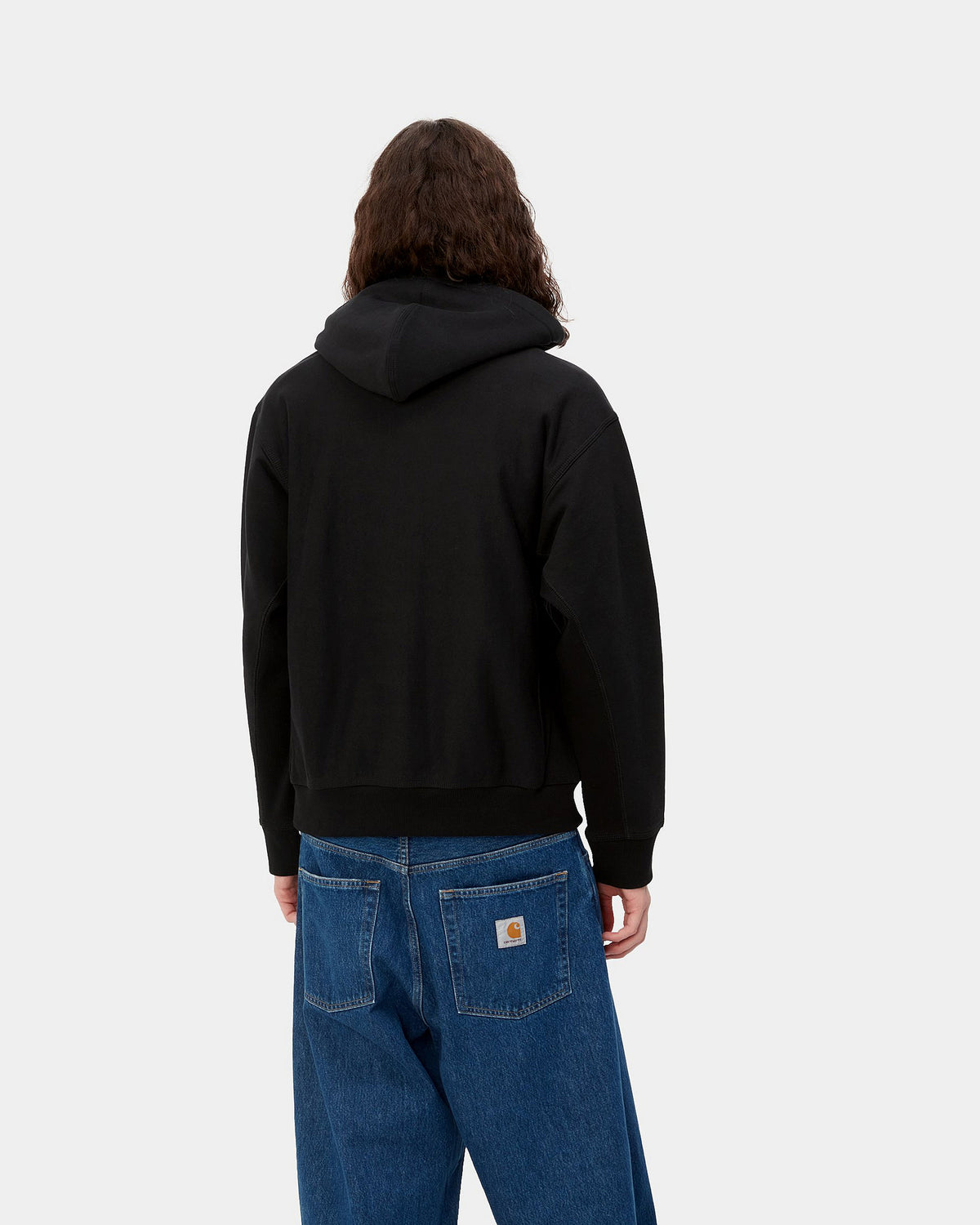 Carhartt WIP Hooded American Script Sweat - Black | Carhartt WIP Sweaters & Knitwear | JEANSTORE
