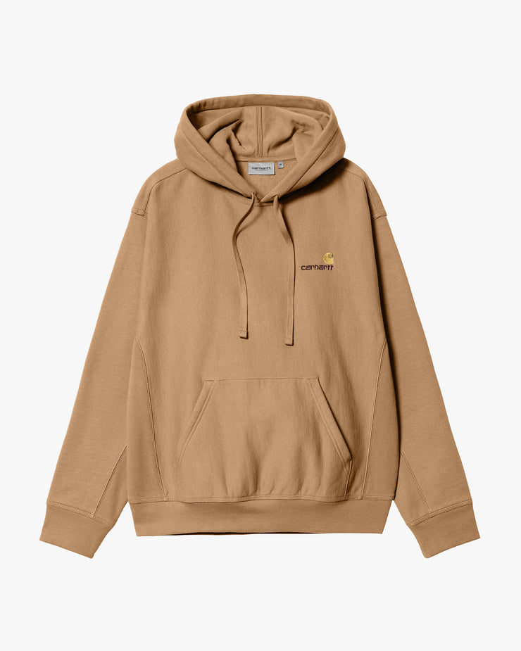 Carhartt WIP Hooded American Script Sweat - Peanut