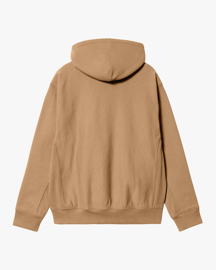 Carhartt WIP Hooded American Script Sweat - Peanut