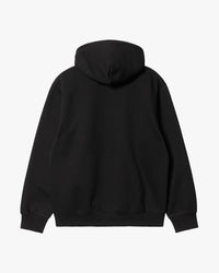 Carhartt WIP Hooded Sweatshirt - Black / Black | Carhartt WIP Sweaters & Knitwear | JEANSTORE