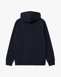 Carhartt WIP Hooded Chase Jacket - Dark Navy / Gold | Carhartt WIP Jackets & Coats | JEANSTORE