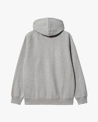 Carhartt WIP Hooded Chase Jacket - Grey Heather / Gold | Carhartt WIP Jackets & Coats | JEANSTORE