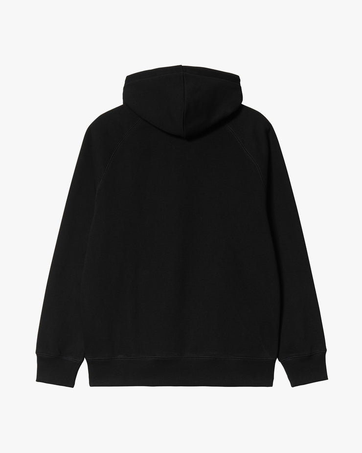 Carhartt WIP Hooded Chase Sweat - Black / Gold
