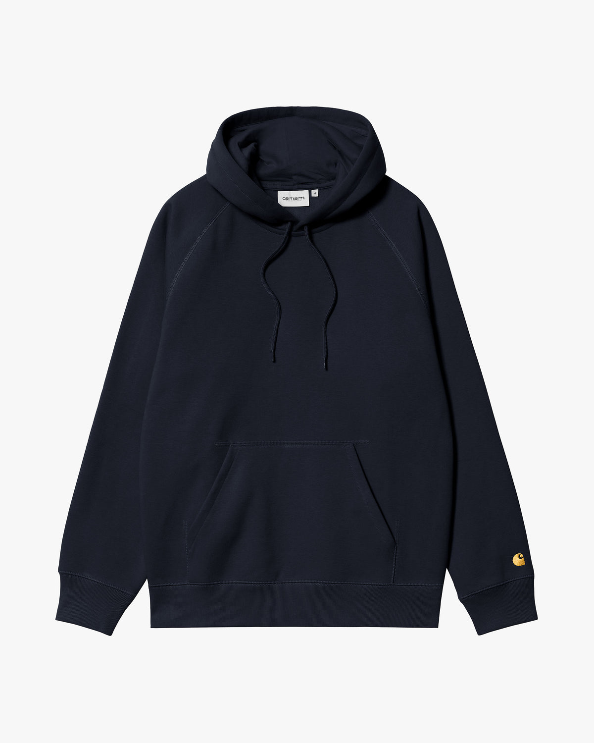 Carhartt WIP Hooded Chase Sweat - Dark Navy / Gold | Carhartt WIP Sweaters & Knitwear | JEANSTORE