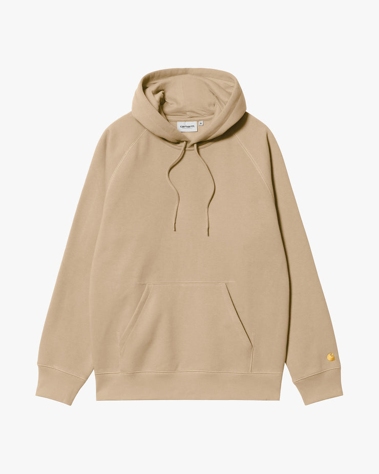 Carhartt WIP Hooded Chase Sweat - Sable / Gold