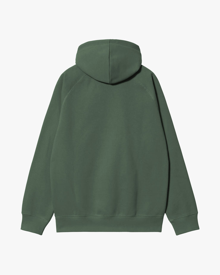 Carhartt WIP Hooded Chase Sweat - Sycamore Tree / Gold