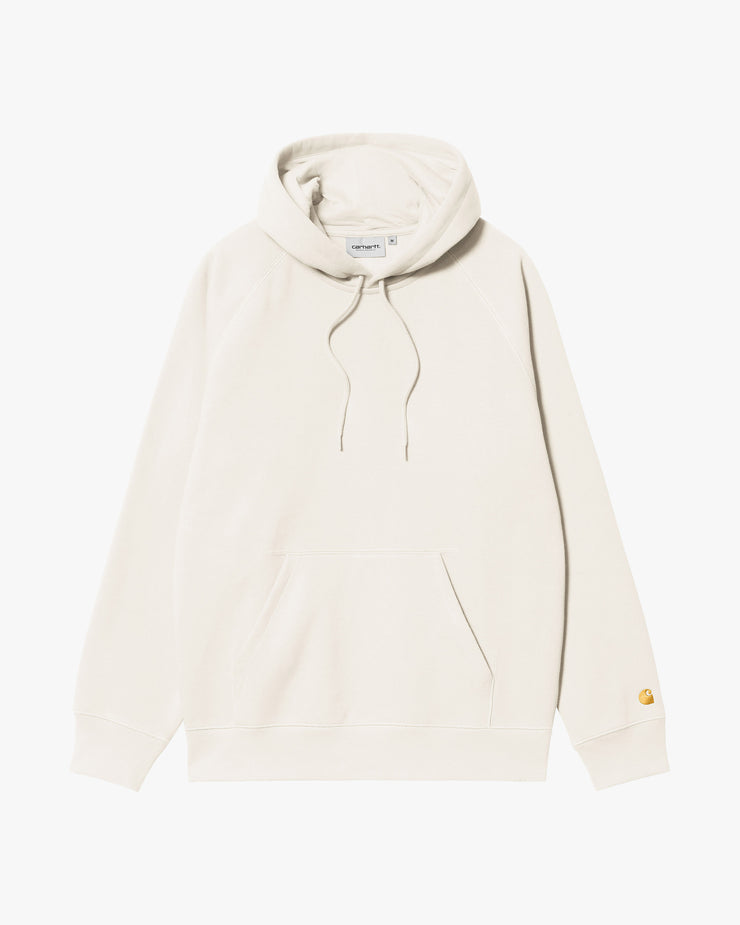 Carhartt WIP Hooded Chase Sweat - Wax / Gold