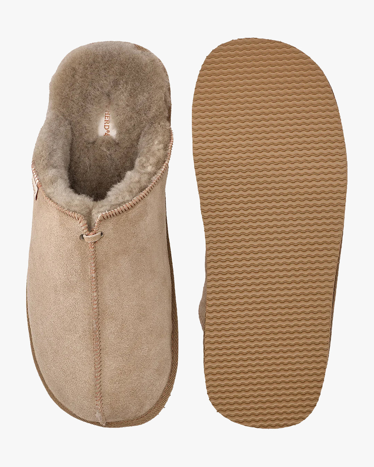 Shepherd® Of Sweden Hugo Sheepskin Slippers - Stone