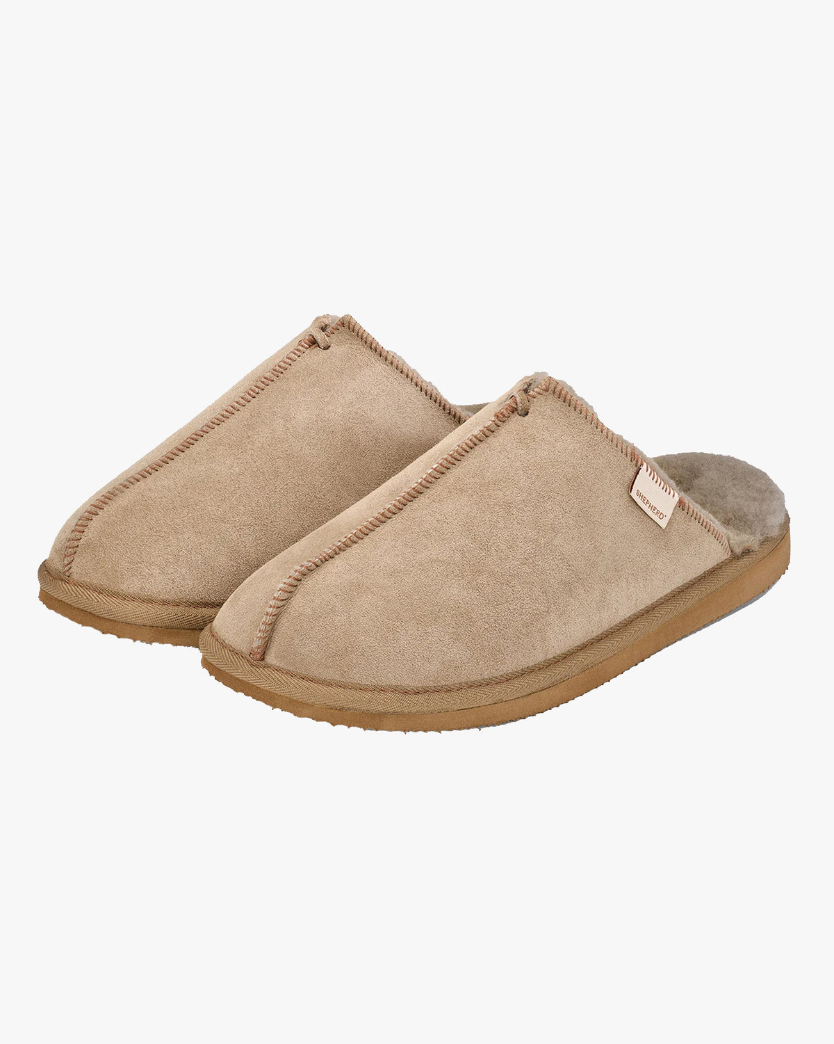 Shepherd® Of Sweden Hugo Sheepskin Slippers - Stone