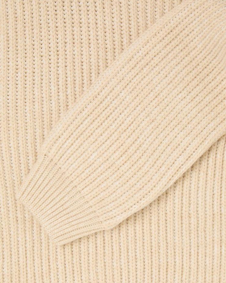 Edwin Roni High Collar Sweater - Beige | Edwin Sweaters & Knitwear | JEANSTORE