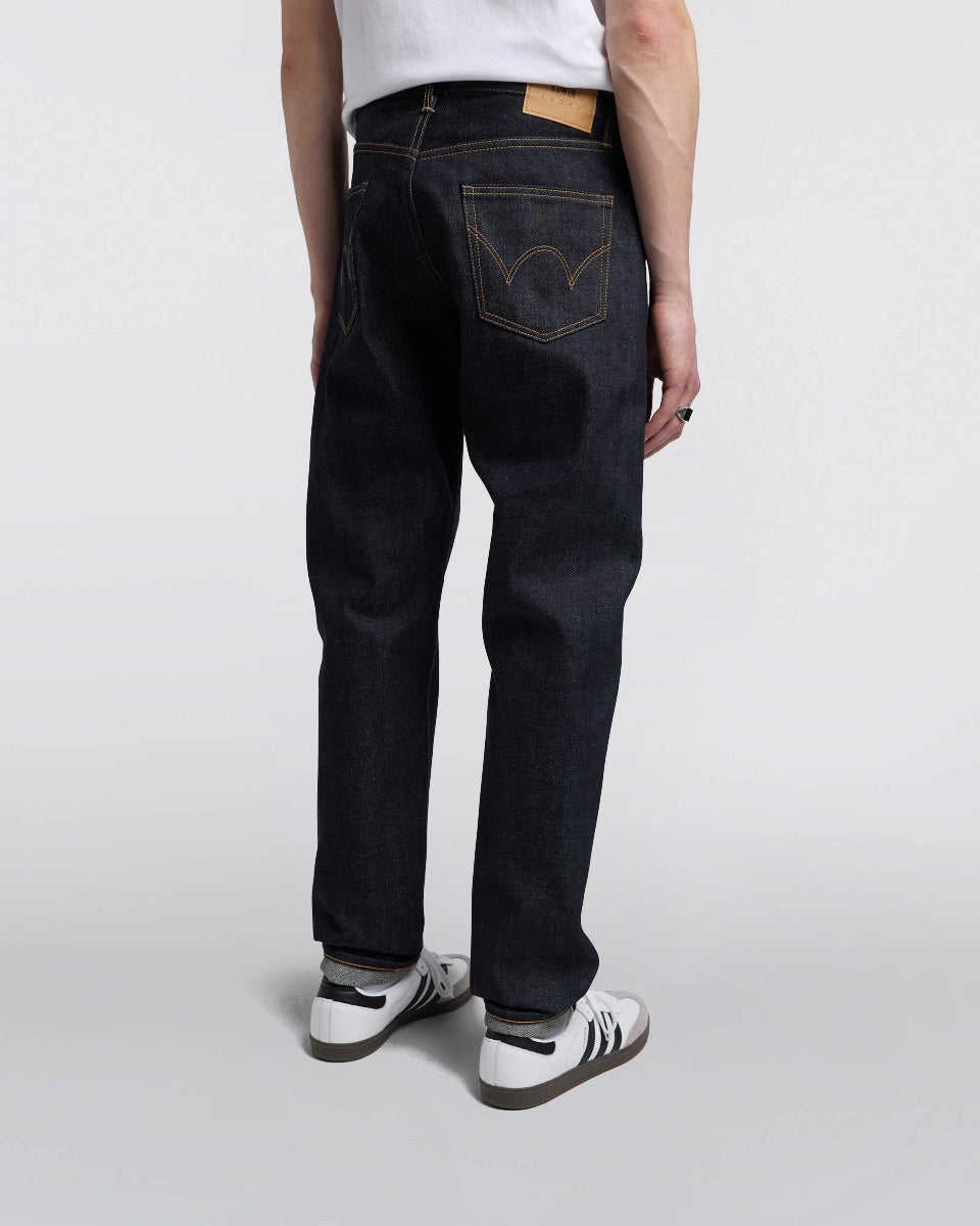 Edwin Made In Japan Regular Tapered Mens Jeans - 14oz Kurabo Recycled Red Selvage Denim / Blue Unwashed | Edwin Jeans | JEANSTORE