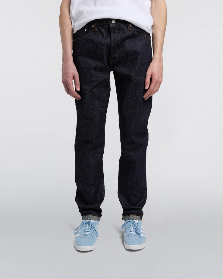 Edwin Made In Japan Slim Tapered Mens Jeans - 14oz Kurabo Recycled Red Selvage Denim / Blue Unwashed