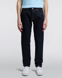 Edwin Made In Japan Regular Tapered Mens Jeans - 13oz Kaihara Pure Indigo Stretch Denim / Blue Rinsed | Edwin Jeans | JEANSTORE