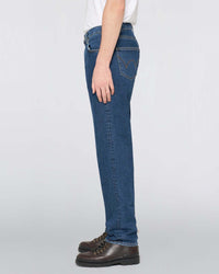 Edwin Made In Japan Regular Tapered Mens Jeans - 13oz Kaihara Pure Indigo Stretch Denim / Blue Easy Wash