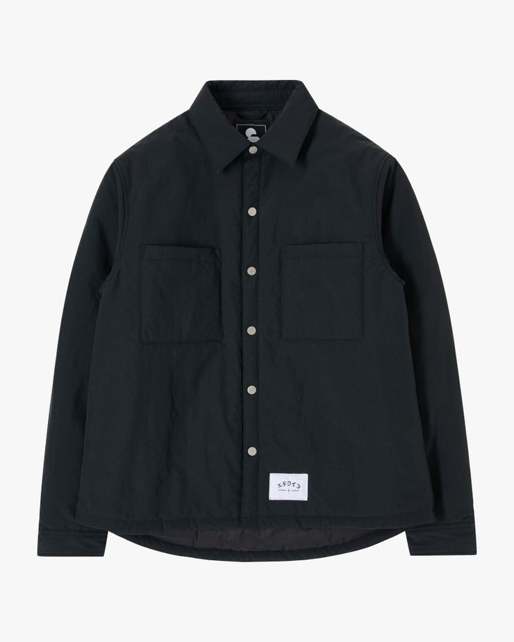 Edwin Sphere Padded Overshirt - Black | Edwin Shirts | JEANSTORE