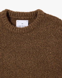 Edwin Dun Textured Sweater - Taupe Garment Washed | Edwin Sweaters & Knitwear | JEANSTORE