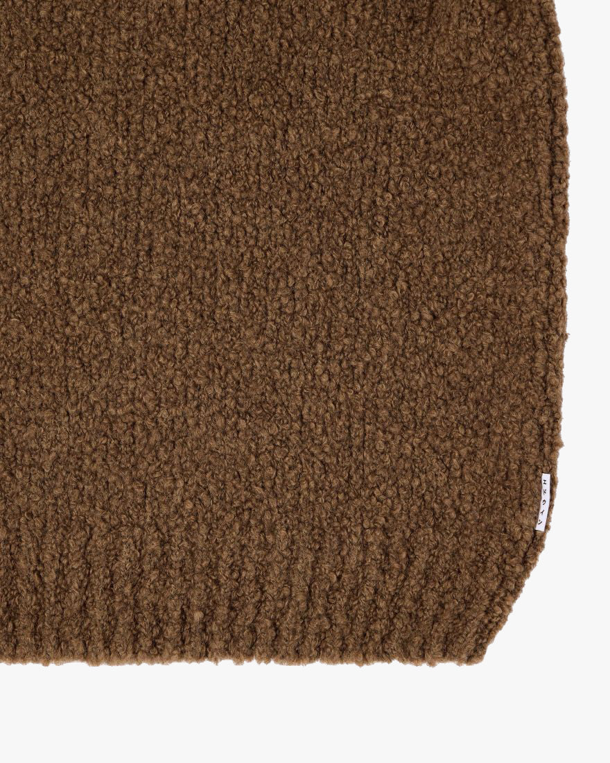 Edwin Dun Textured Sweater - Taupe Garment Washed | Edwin Sweaters & Knitwear | JEANSTORE