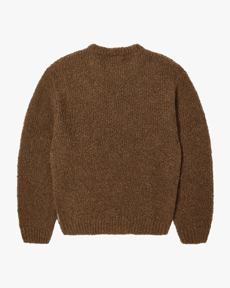 Edwin Dun Textured Sweater - Taupe Garment Washed | Edwin Sweaters & Knitwear | JEANSTORE