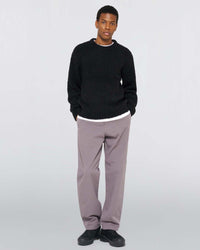 Edwin Dun Textured Sweater - Black Garment Washed | Edwin Sweaters & Knitwear | Jeanstore