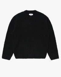 Edwin Dun Textured Sweater - Black Garment Washed | Edwin Sweaters & Knitwear | Jeanstore