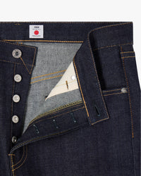 Edwin Made In Japan Regular Straight Mens Jeans - 14oz Kurabo Recycled Red Selvage Denim / Blue Unwashed | Edwin Jeans | JEANSTORE