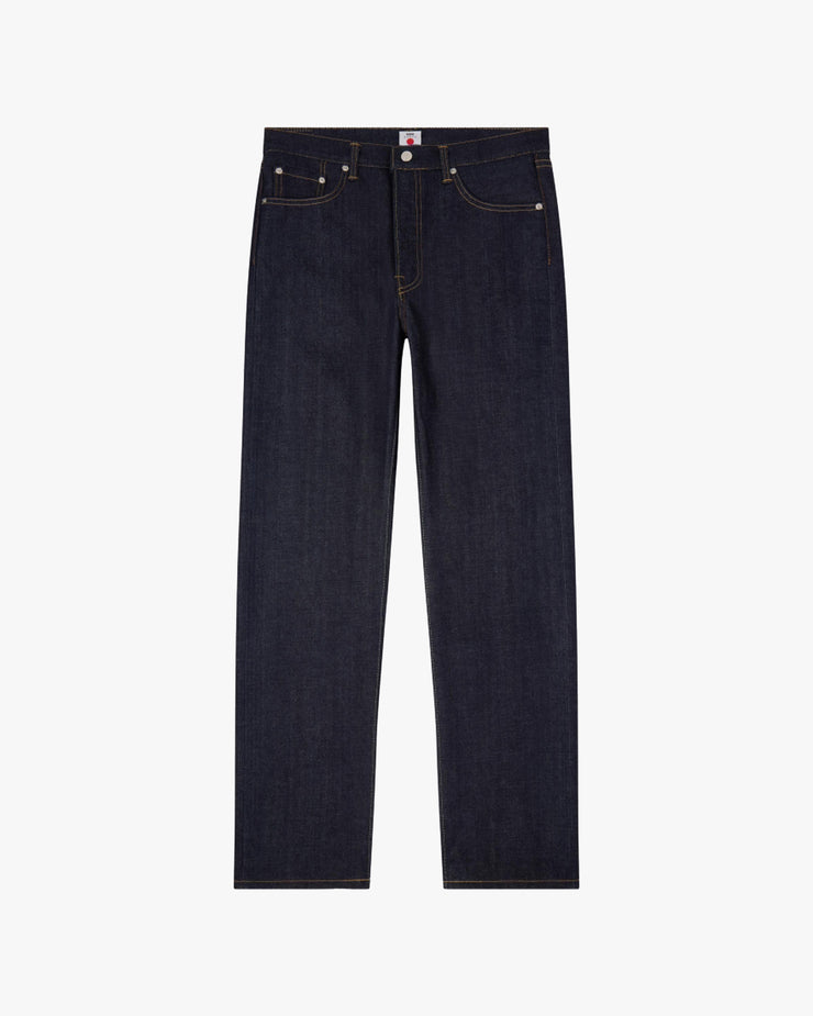 Edwin Made In Japan Regular Straight Mens Jeans - 14oz Kurabo Recycled Red Selvage Denim / Blue Unwashed