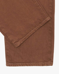 Edwin Made in Japan Loose Fit Mens Jeans - 14oz Kurabo Natural Red Selvage Denim / Brown Overdyed