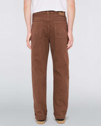 Edwin Made in Japan Loose Fit Mens Jeans - 14oz Kurabo Natural Red Selvage Denim / Brown Overdyed