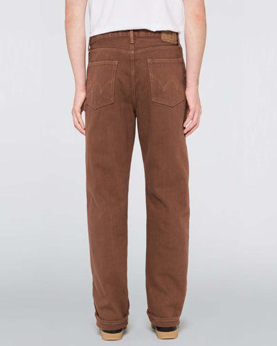 Edwin Made in Japan Loose Fit Mens Jeans - 14oz Kurabo Natural Red Selvage Denim / Brown Overdyed