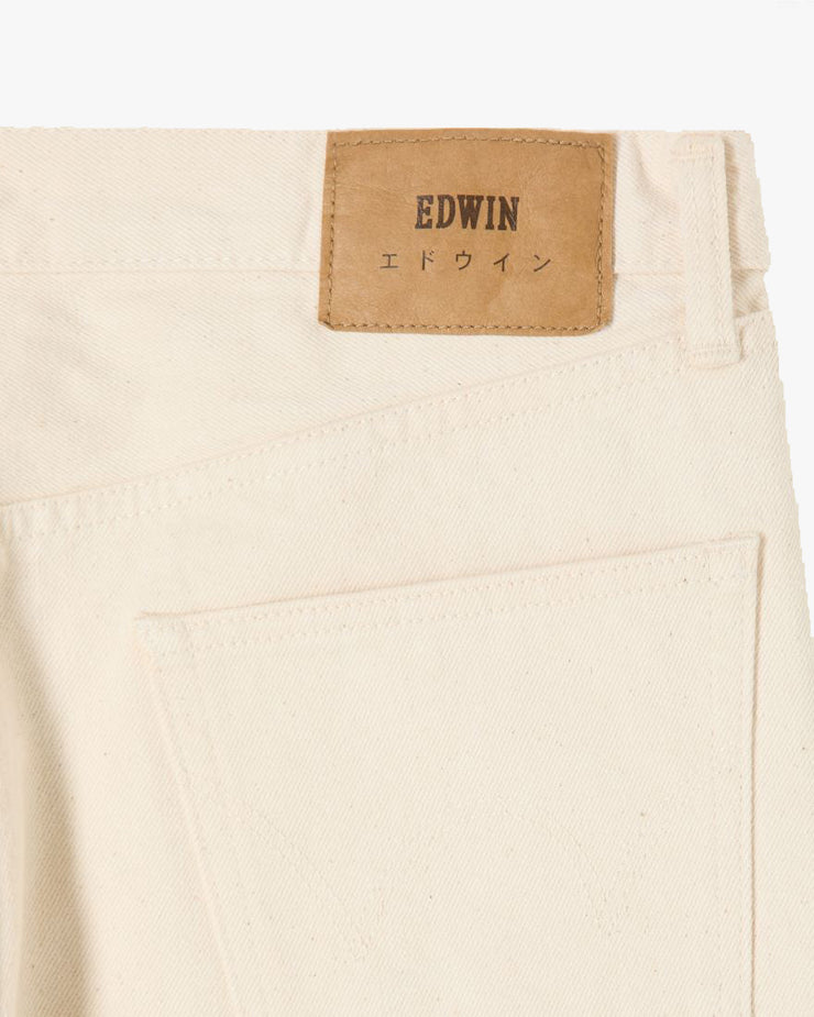 Edwin Made In Japan Regular Straight Mens Jeans - 14oz Kurabo Natural Red Selvage Denim / Rinsed