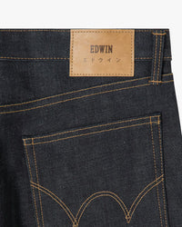 Edwin Made In Japan Loose Fit Mens Jeans - 13.5oz Kaihara Pure Indigo Rainbow Selvage Denim / Blue Unwashed | Edwin Jeans | JEANSTORE