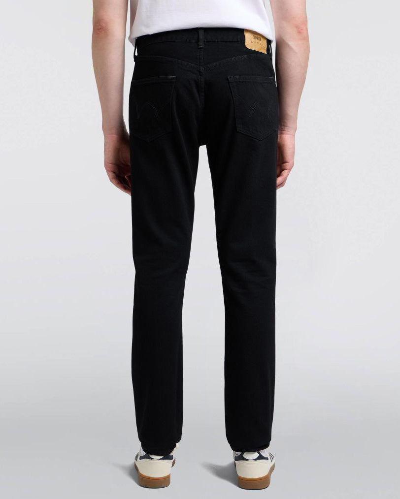 Edwin Made In Japan Slim Tapered Mens Jeans - 13oz Kaihara Right Hand Denim / Black Unwashed | Edwin Jeans | JEANSTORE