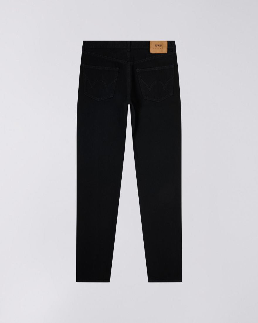 Edwin Made In Japan Slim Tapered Mens Jeans - 13oz Kaihara Right Hand Denim / Black Unwashed | Edwin Jeans | JEANSTORE