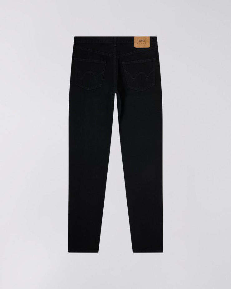 Edwin Made In Japan Slim Tapered Mens Jeans - 13oz Kaihara Right Hand Denim / Black Unwashed | Edwin Jeans | JEANSTORE