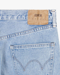 Edwin Made in Japan Slim Tapered Mens Jeans - 12.5oz Kaihara Pure Indigo Openend Denim / Blue Light Used | Edwin Jeans | JEANSTORE