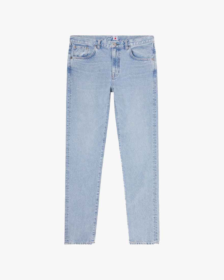 Edwin Made in Japan Slim Tapered Mens Jeans - 12.5oz Kaihara Pure Indigo Openend Denim / Blue Light Used | Edwin Jeans | JEANSTORE
