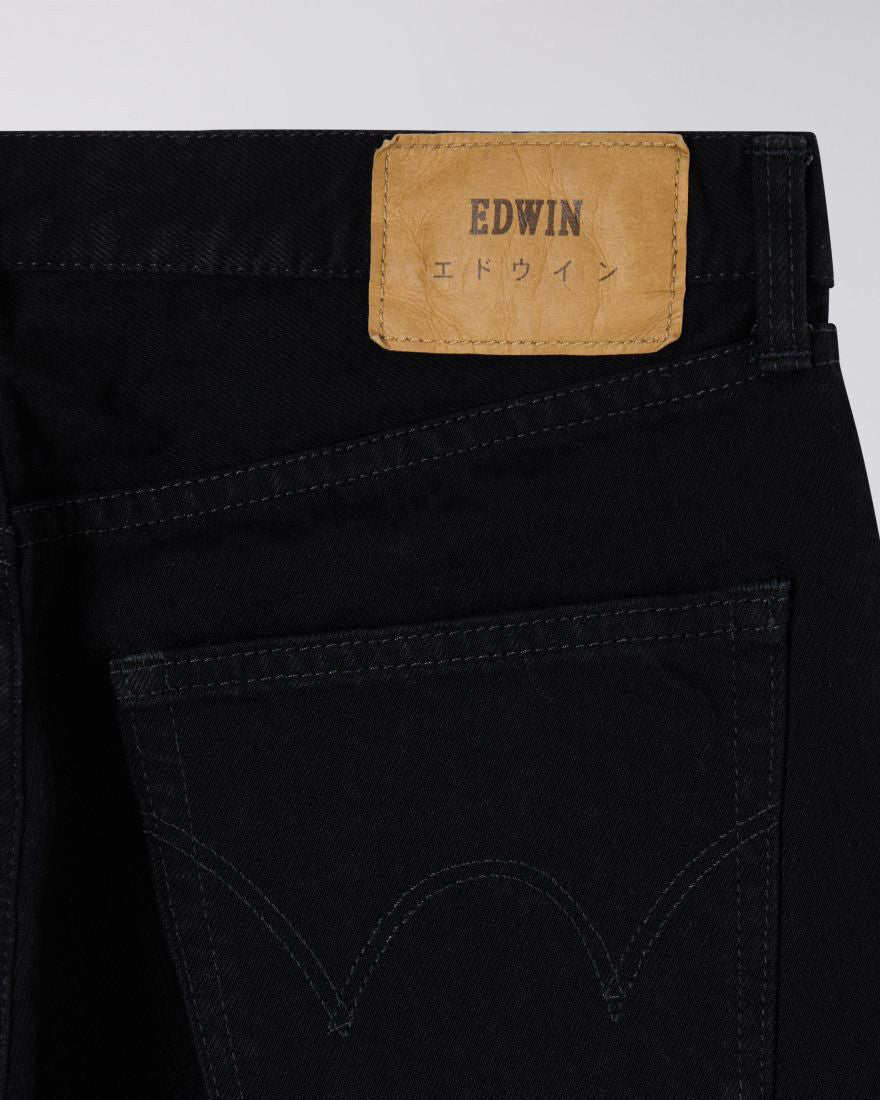 Edwin Made In Japan Regular Tapered Mens Jeans - 13oz Kaihara Right Hand Denim / Black Unwashed | Edwin Jeans | JEANSTORE
