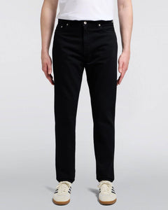 Edwin Made In Japan Regular Tapered Mens Jeans - 13oz Kaihara Right Hand Denim / Black Unwashed