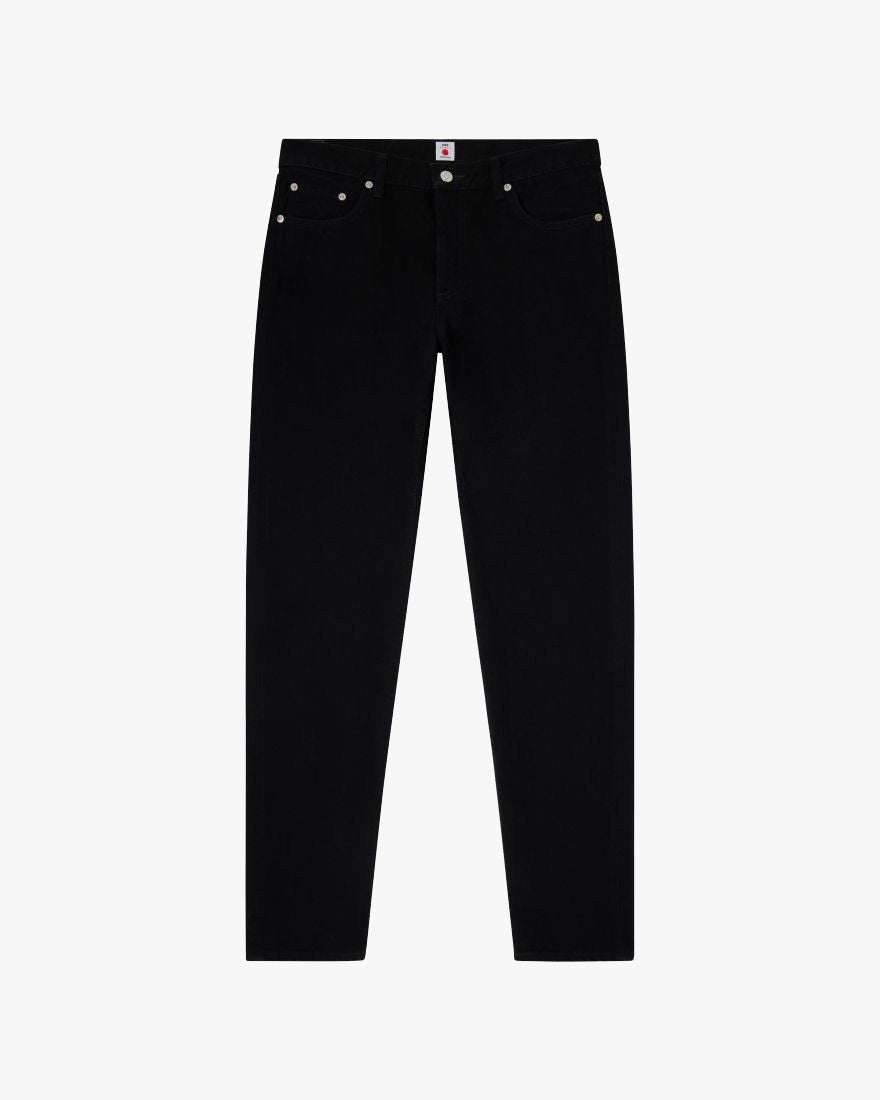 Edwin Made In Japan Regular Tapered Mens Jeans - 13oz Kaihara Right Hand Denim / Black Unwashed | Edwin Jeans | JEANSTORE