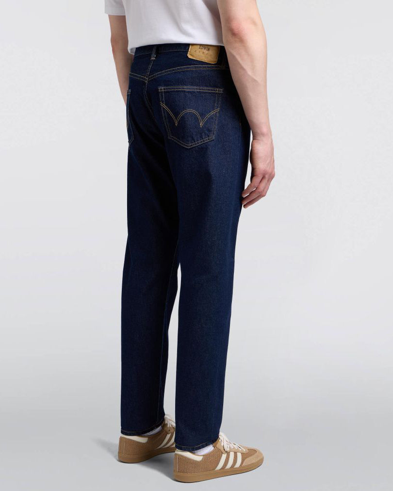 Edwin Made in Japan Regular Tapered Mens Jeans - 12.5oz Kaihara Pure Indigo Openend Denim / Blue Rinsed | Edwin Jeans | JEANSTORE