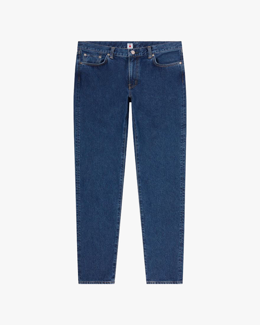 Edwin Made in Japan Regular Tapered Mens Jeans - 12.5oz Kaihara Pure Indigo Openend Denim / Blue Mid Used | Edwin Jeans | JEANSTORE