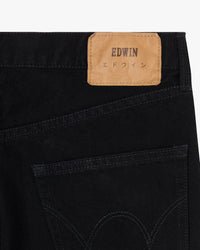 Edwin Made In Japan Regular Straight Mens Jeans - 13oz Kaihara Right Hand Denim / Black Unwashed | Edwin Jeans | JEANSTORE