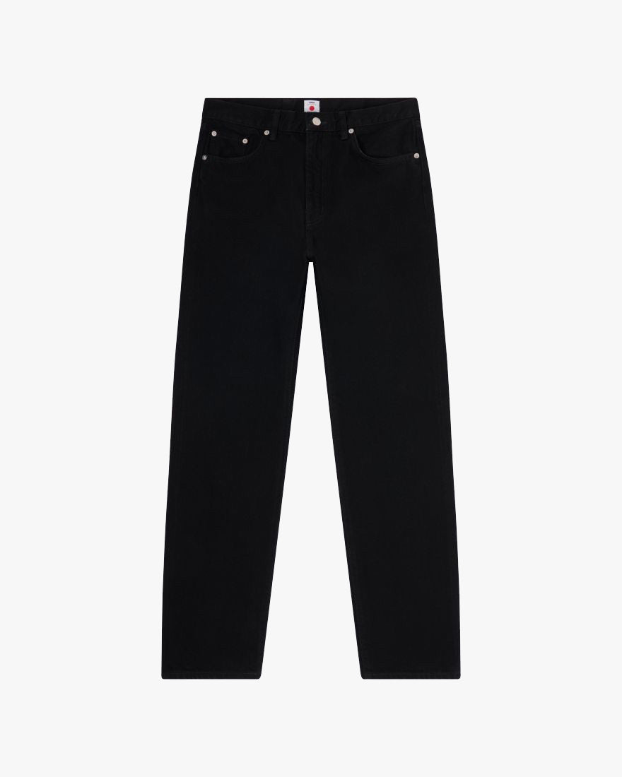 Edwin Made In Japan Regular Straight Mens Jeans - 13oz Kaihara Right Hand Denim / Black Unwashed | Edwin Jeans | JEANSTORE